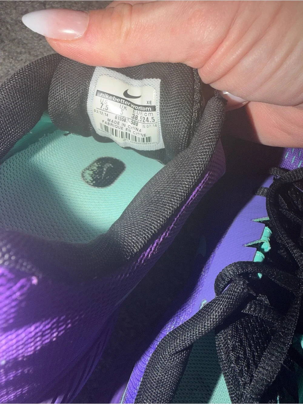 Purple Nike